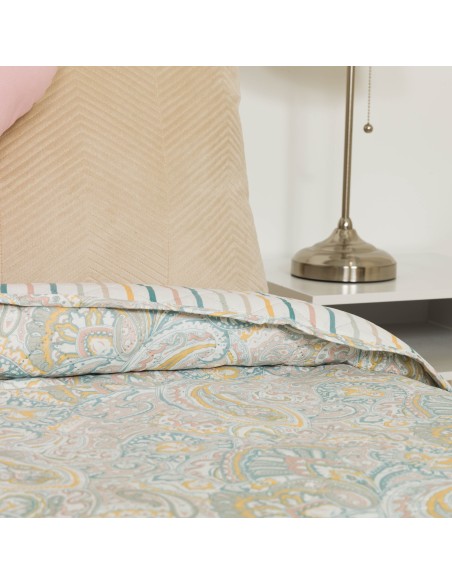 Colcha bouti Cachemir verde