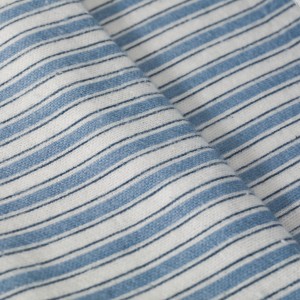 Juego de sábanas franela Raya Ferdinand azul 2