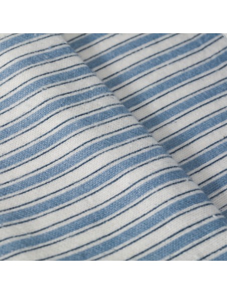 Juego de sábanas franela Raya Ferdinand azul