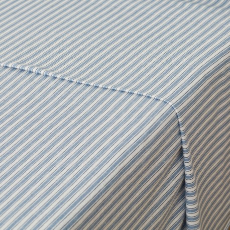 Juego de sábanas franela Raya Ferdinand azul