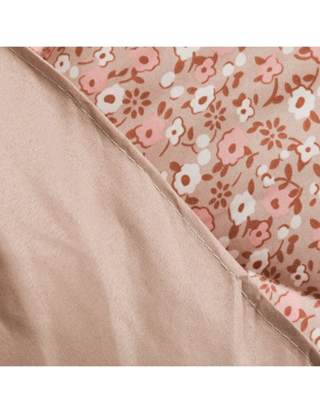 Edredón estampado Dorotea rosa