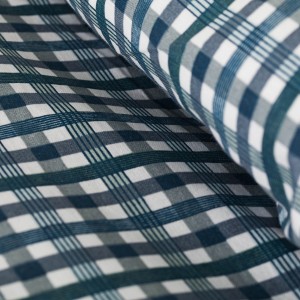 Funda nórdica algodón Cuadro Joshua verde 2