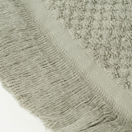 Toalla chenilla flecos lisa 550gr