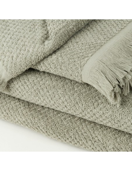 Toalla chenilla flecos lisa 550gr