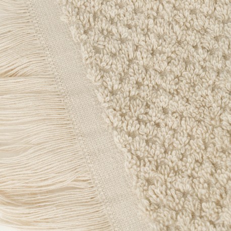 Toalla flecos rizo nido lisa 550gr