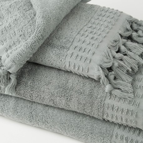 Toalla flecos lisa 550gr