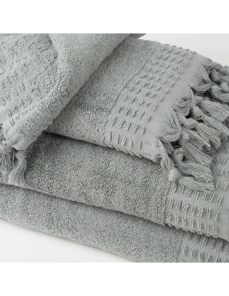 Toalla flecos lisa 550gr