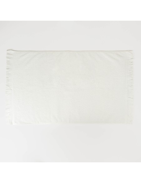 Alfombrin flecos rizo nido liso 870gr