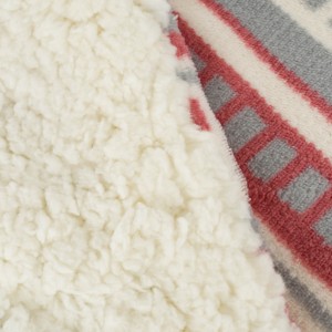 Manta sherpa Giulia malva rosa 2