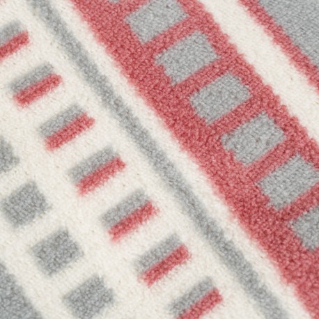 Manta sherpa Giulia malva rosa