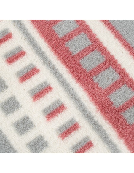 Manta sherpa Giulia malva rosa