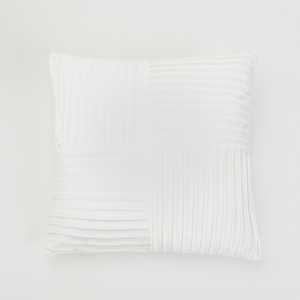 Cojín cuadrante New Cuadros terciopelo liso 50x50 - funda + relleno