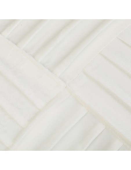 Cojín cuadrante New Cuadros terciopelo liso 50x50 - funda + relleno