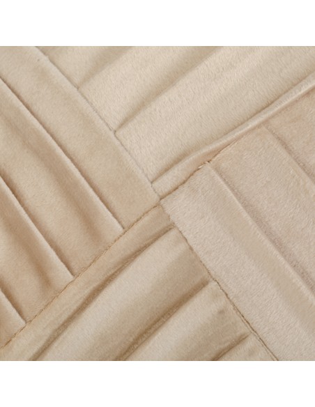 Cojín cuadrante New Cuadros terciopelo liso 50x50 - funda + relleno