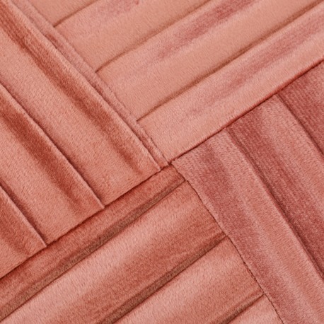 Cojín cuadrante New Cuadros terciopelo liso 50x50 - funda + relleno