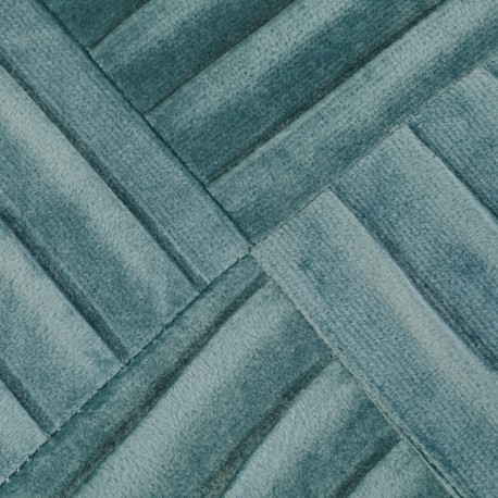 Cojín cuadrante New Cuadros terciopelo liso 50x50 - funda + relleno