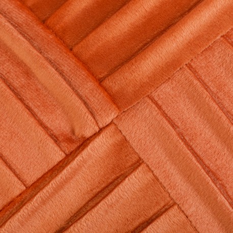 Cojín cuadrante New Cuadros terciopelo liso 50x50 - funda + relleno