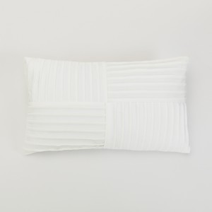 Cojín rectangular 30x50 New Cuadros terciopelo liso - funda + relleno