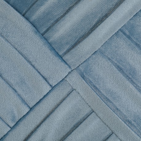 Cojín rectangular 30x50 New Cuadros terciopelo liso - funda + relleno