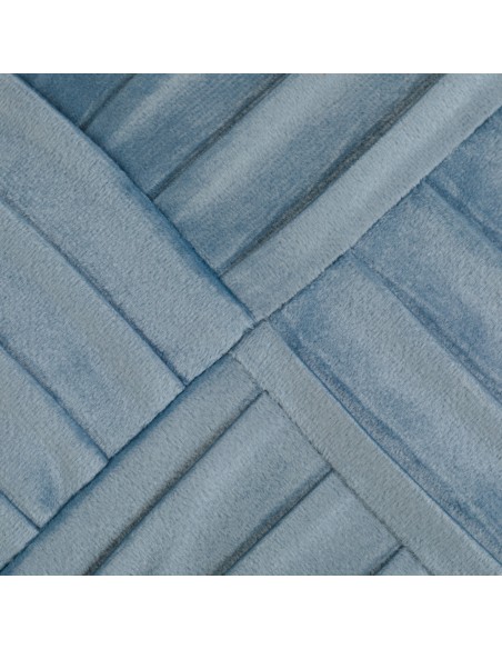 Cojín rectangular 30x50 New Cuadros terciopelo liso - funda + relleno