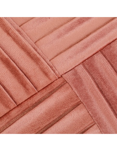 Cojín rectangular 30x50 New Cuadros terciopelo liso - funda + relleno