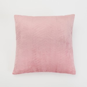 Cojín cuadrante New Hungria terciopelo liso 50x50 - funda + relleno