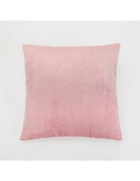 Cojín cuadrante New Hungria terciopelo liso 50x50 - funda + relleno