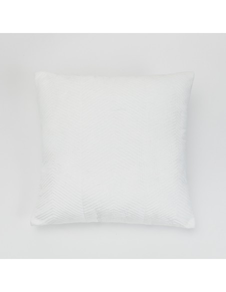 Cojín cuadrante New Hungria terciopelo liso 50x50 - funda + relleno