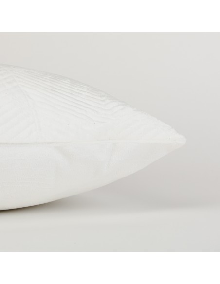 Cojín cuadrante New Hungria terciopelo liso 50x50 - funda + relleno