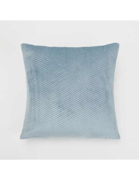 Cojín cuadrante New Hungria terciopelo liso 50x50 - funda + relleno