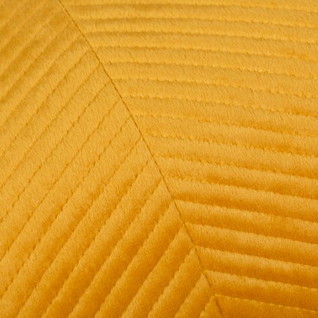 Cojín cuadrante New Hungria terciopelo liso 50x50 - funda + relleno