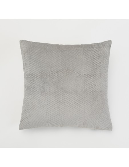 Cojín cuadrante New Hungria terciopelo liso 50x50 - funda + relleno