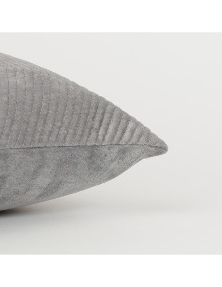 Cojín cuadrante New Hungria terciopelo liso 50x50 - funda + relleno