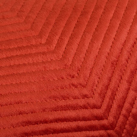 Cojín cuadrante New Hungria terciopelo liso 50x50 - funda + relleno