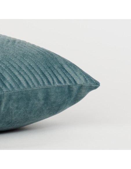 Cojín cuadrante New Hungria terciopelo liso 50x50 - funda + relleno