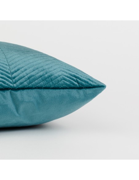 Cojín cuadrante New Hungria terciopelo liso 50x50 - funda + relleno
