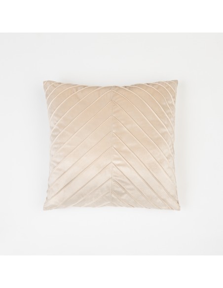 Cojín cuadrante New Espiga liso 50x50 - funda + relleno