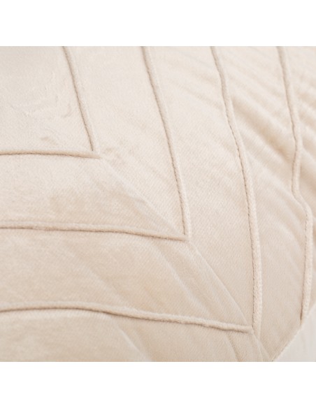 Cojín cuadrante New Espiga liso 50x50 - funda + relleno