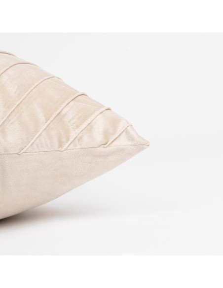 Cojín cuadrante New Espiga liso 50x50 - funda + relleno