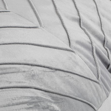 Cojín cuadrante New Espiga liso 50x50 - funda + relleno