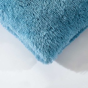 Cojín de pelo Chin liso 45x45 - funda + relleno 2