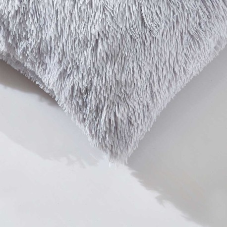 Cojín de pelo Chin liso 45x45 - funda + relleno