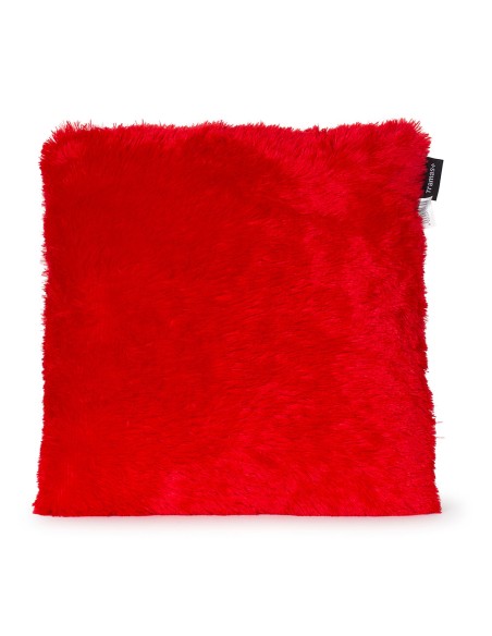 Cojín de pelo Chin liso 45x45 - funda + relleno