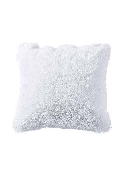 Cojín de pelo Chin liso 45x45 - funda + relleno