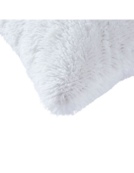 Cojín de pelo Chin liso 45x45 - funda + relleno