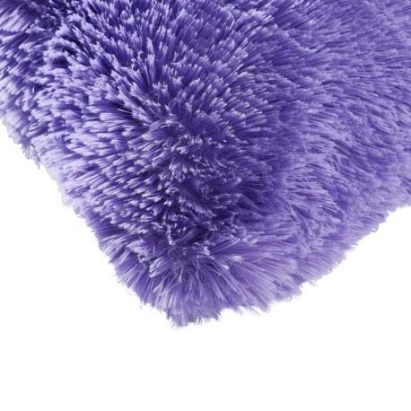 Cojín de pelo Chin liso 45x45 - funda + relleno