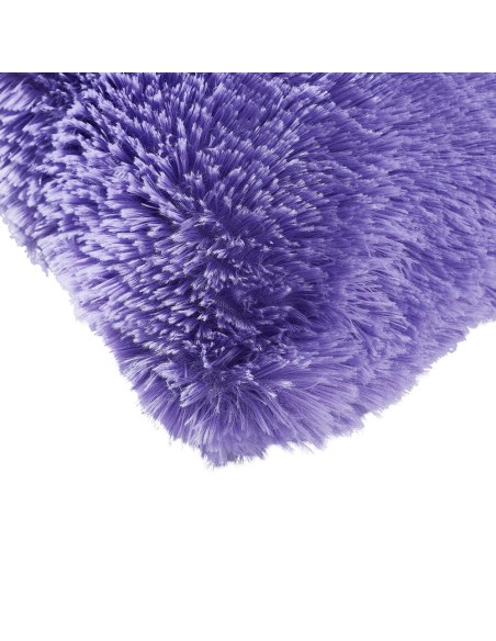 Cojín de pelo Chin liso 45x45 - funda + relleno