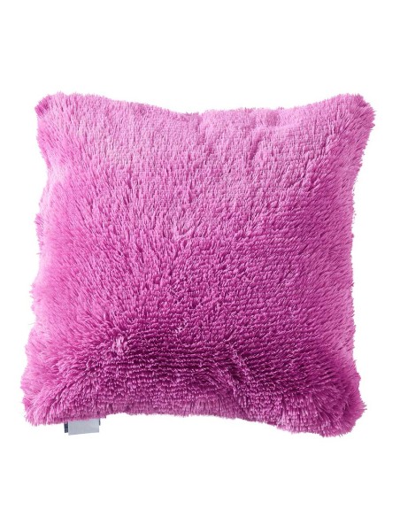 Cojín de pelo Chin liso 45x45 - funda + relleno