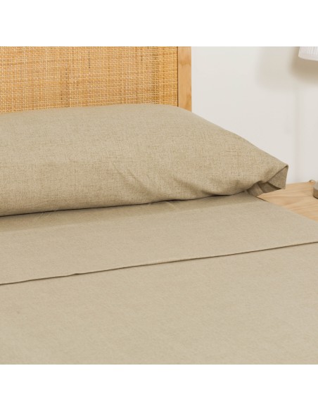 Juego de sábanas franela lisa