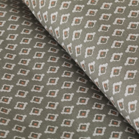 Funda nórdica algodón Sassy verde seco